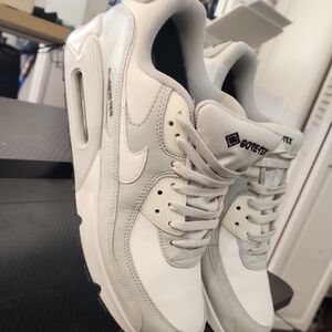 Nike White and Gray Sneakers